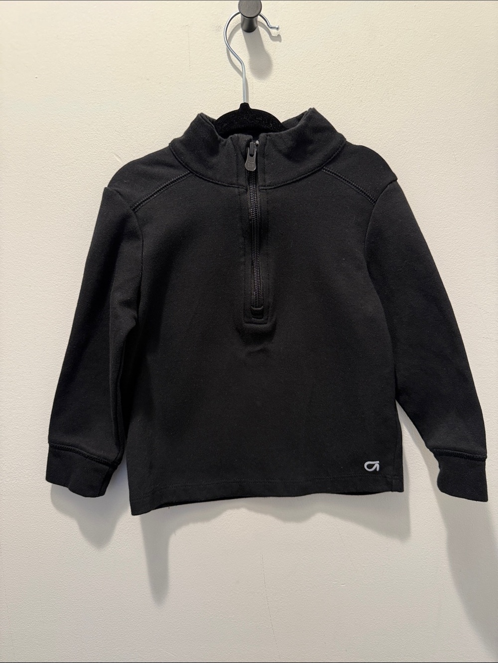 GAP baby long sleeve 1/4 zip black in size 3T